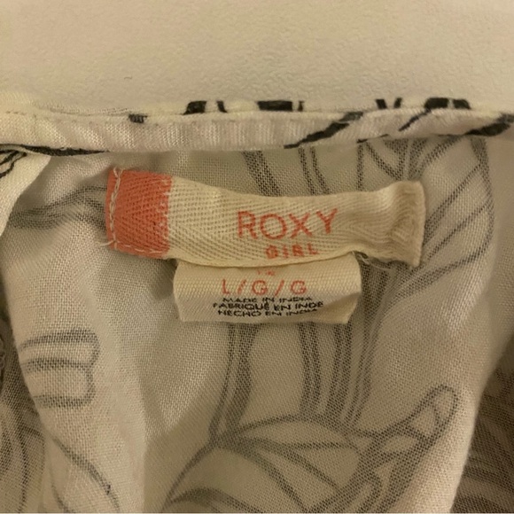 Roxy Girls 12 Large Floral Ambitious Queen Dress - Picture 3 of 11